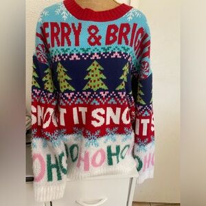Ugly Christmas sweater but it’s cute